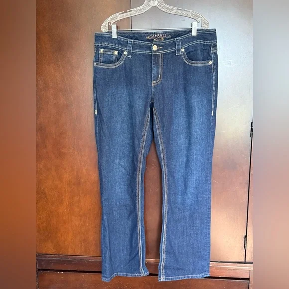 2 Pair Melissa McCarthy Seven7 Bootcut Jeans EUC Size 16W - Picture 2 of 15